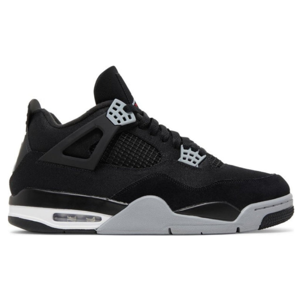 Air Jordan 4 Retro Black Canvas