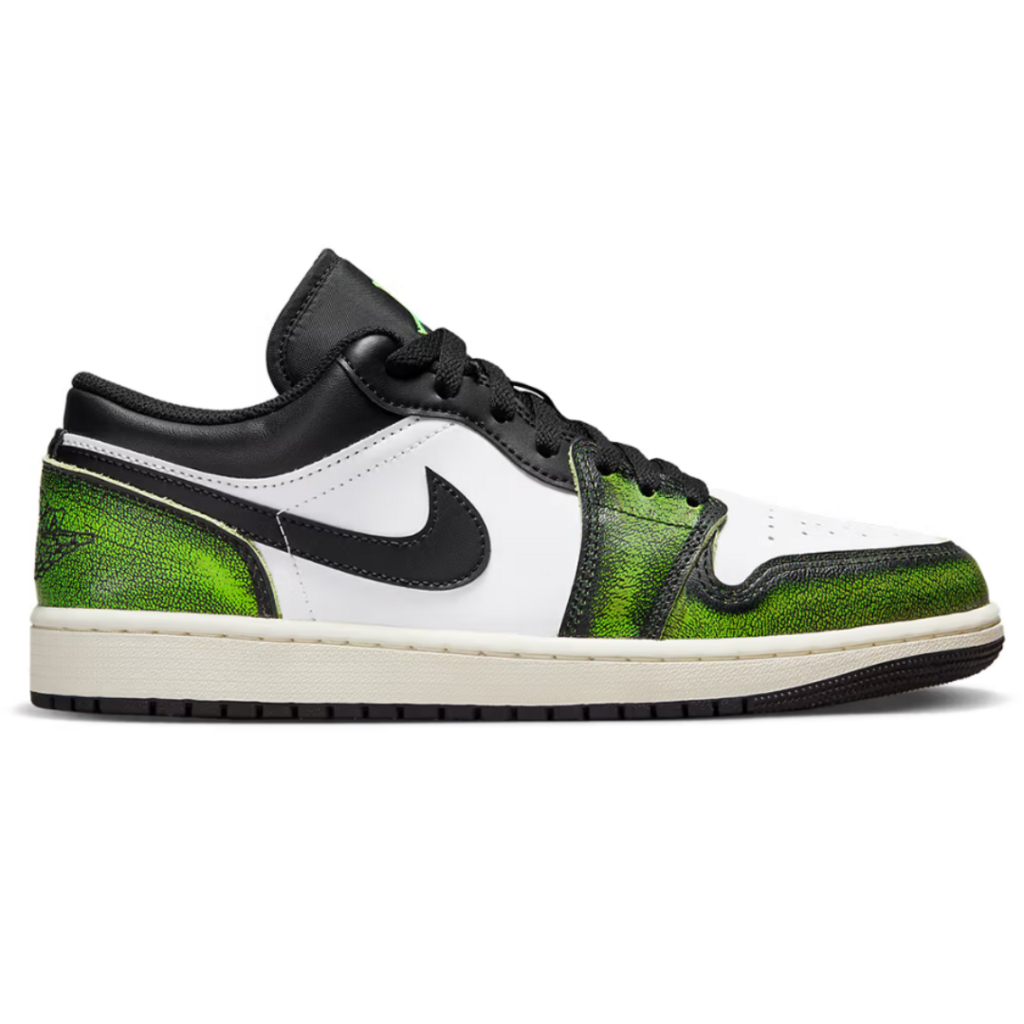 Air Jordan 1 Low SE Wear-Away - Electric Green