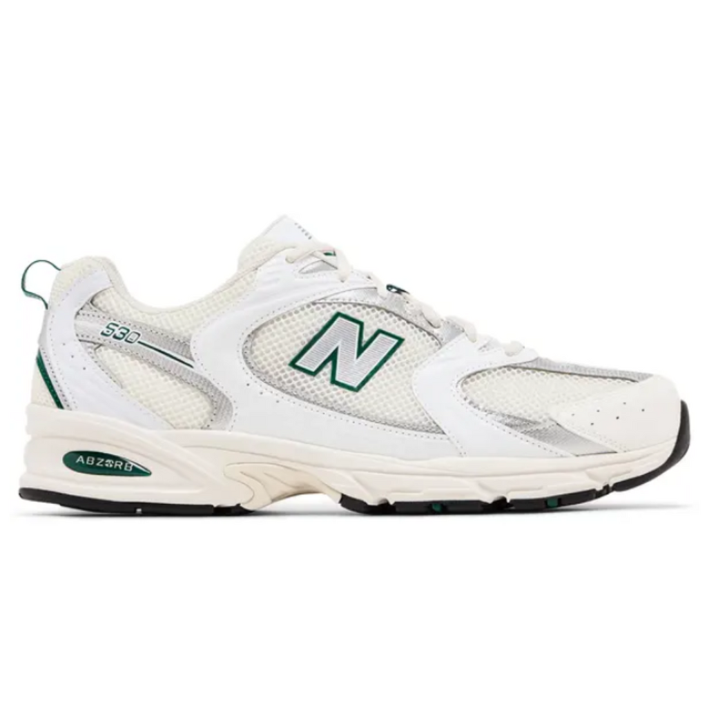 New Balance 530 Sea Salt White Marsh Green