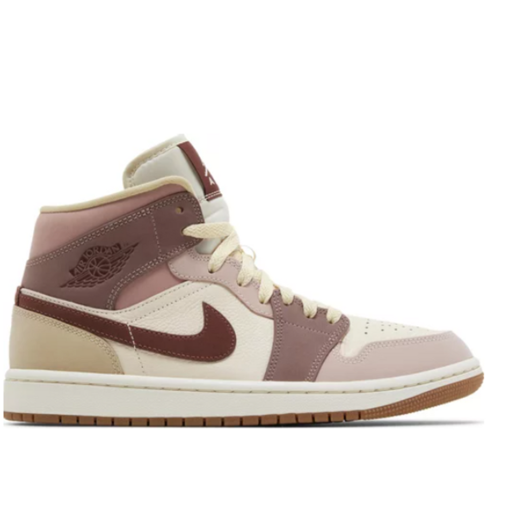 Womens Air Jordan 1 Mid SE 'Dark Pony Smoky Mauve'