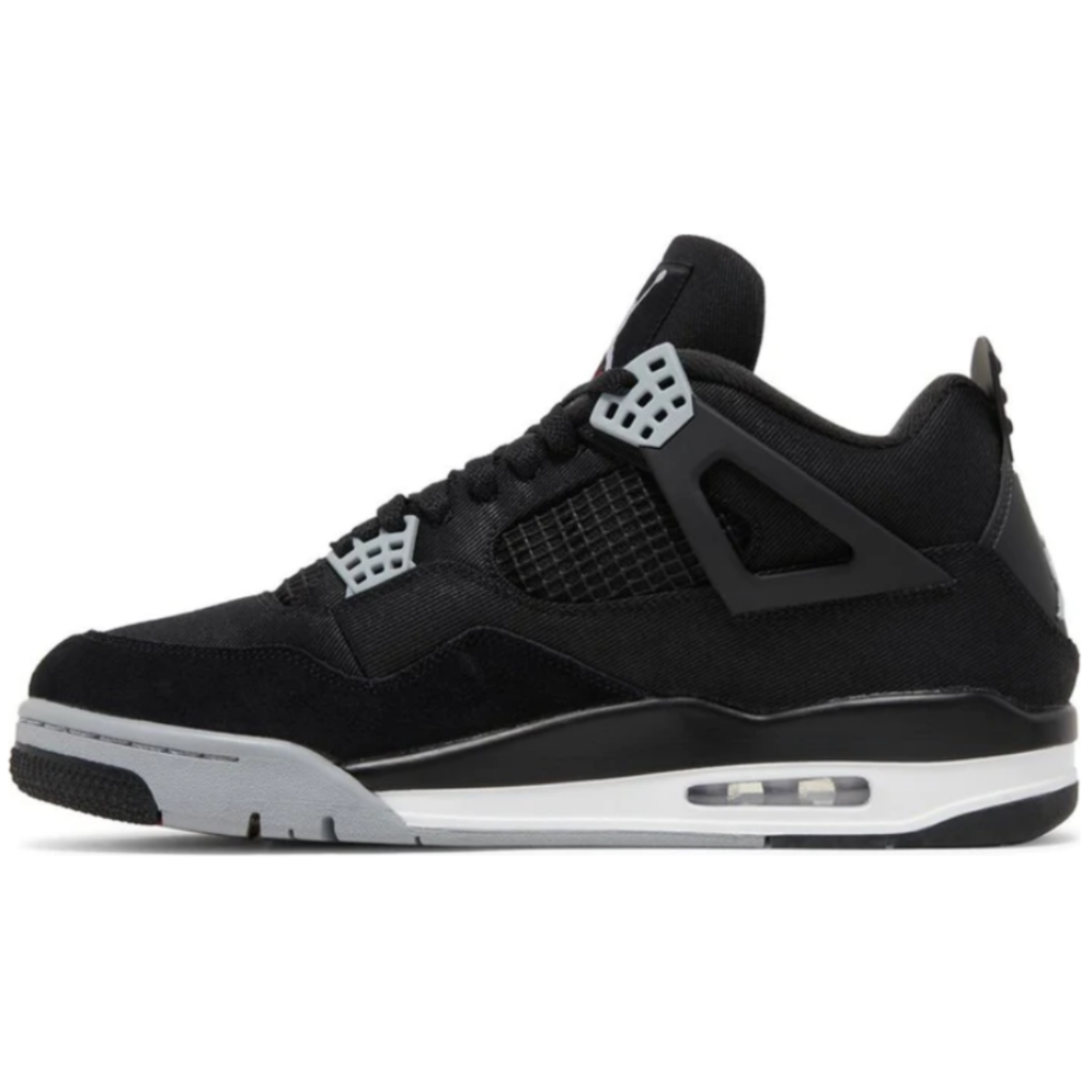 Air Jordan 4 Retro Black Canvas