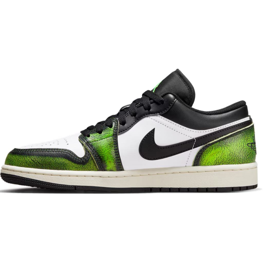 Air Jordan 1 Low SE Wear-Away - Electric Green