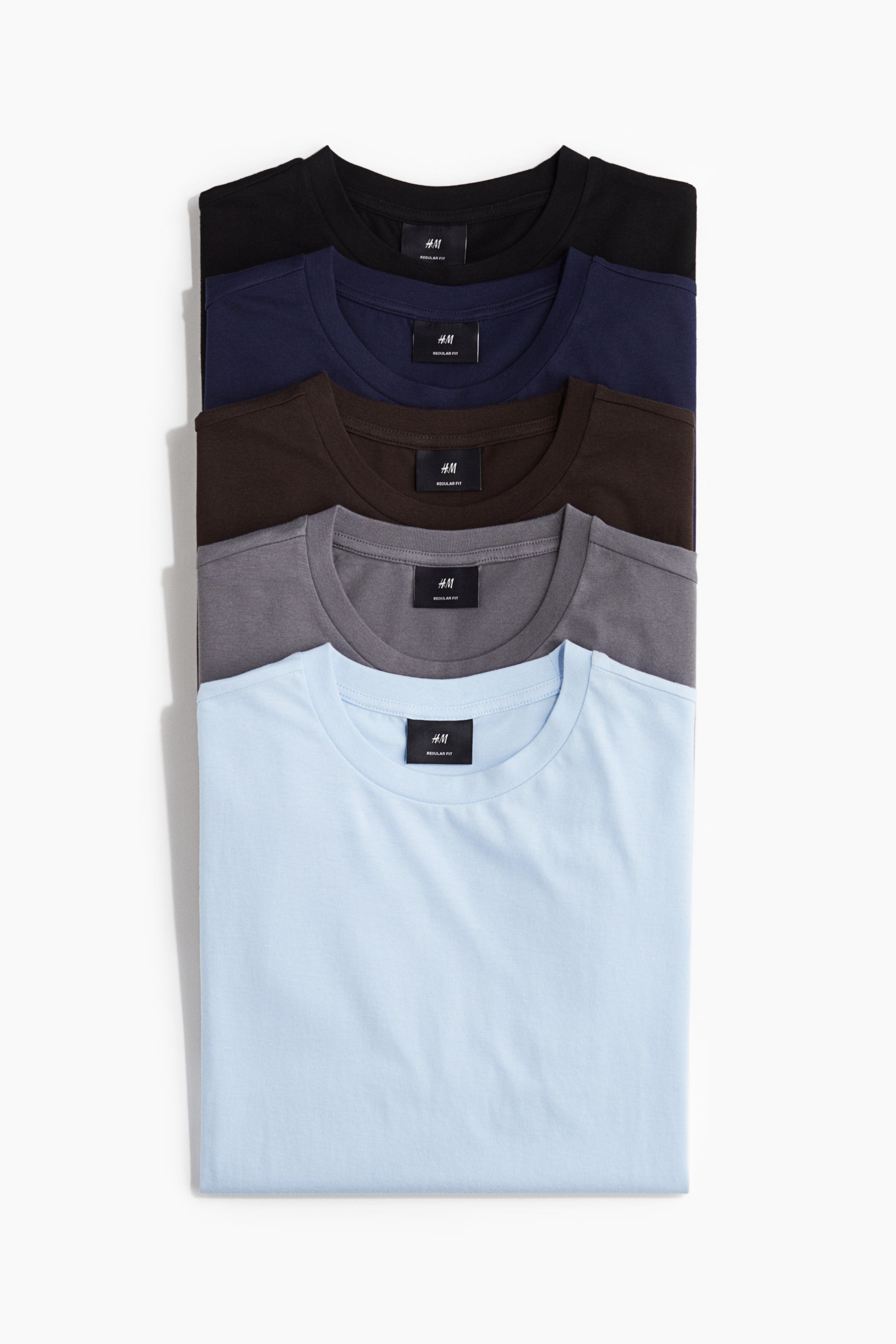 Camisetas Masculina Basic- Kit 5 Unidades