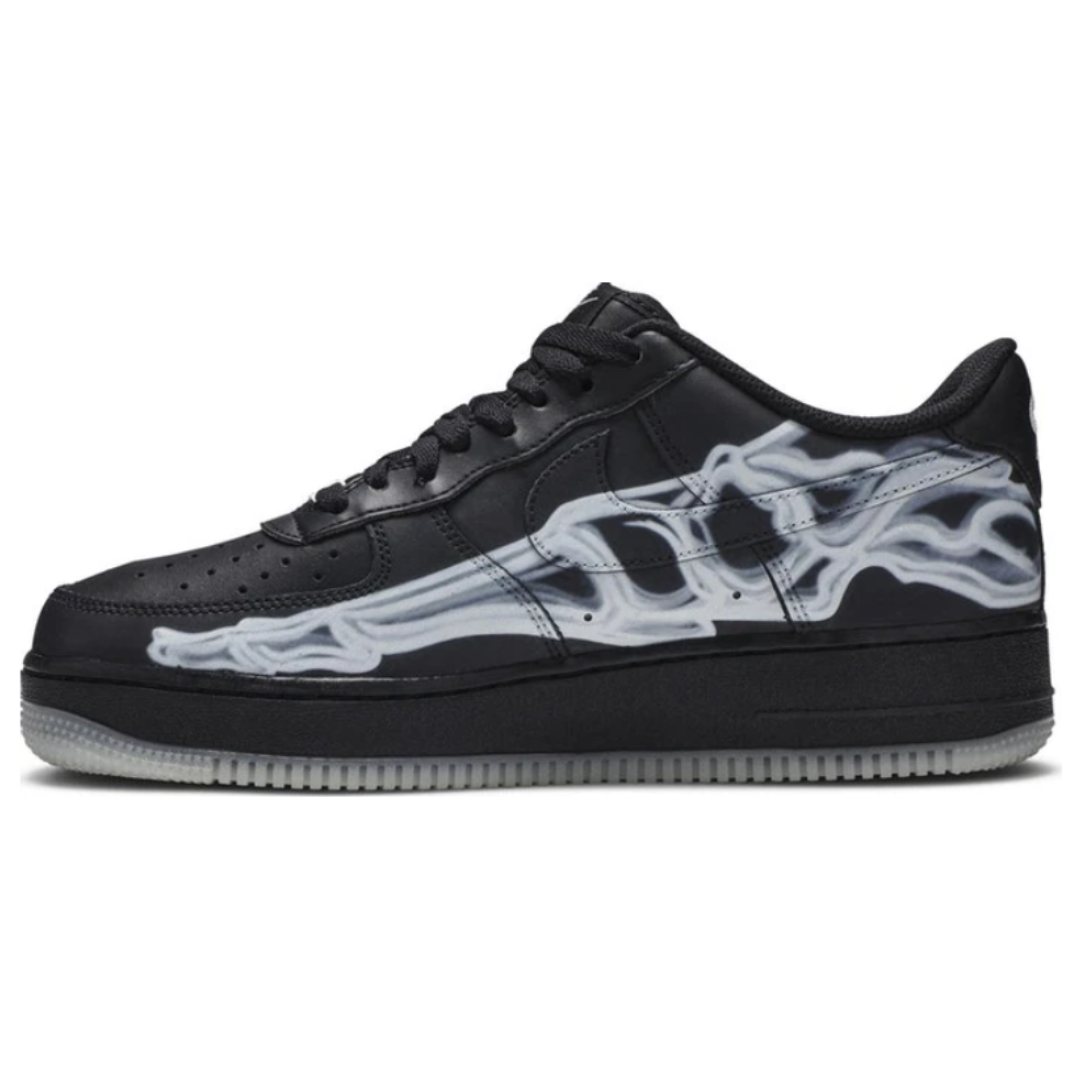 Air Force 1 Low Black Skeleton Halloween