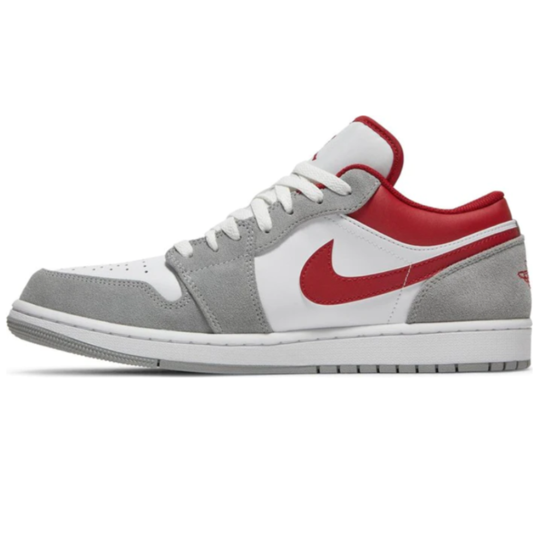 Air Jordan 1 Low Light Smoke Grey Red