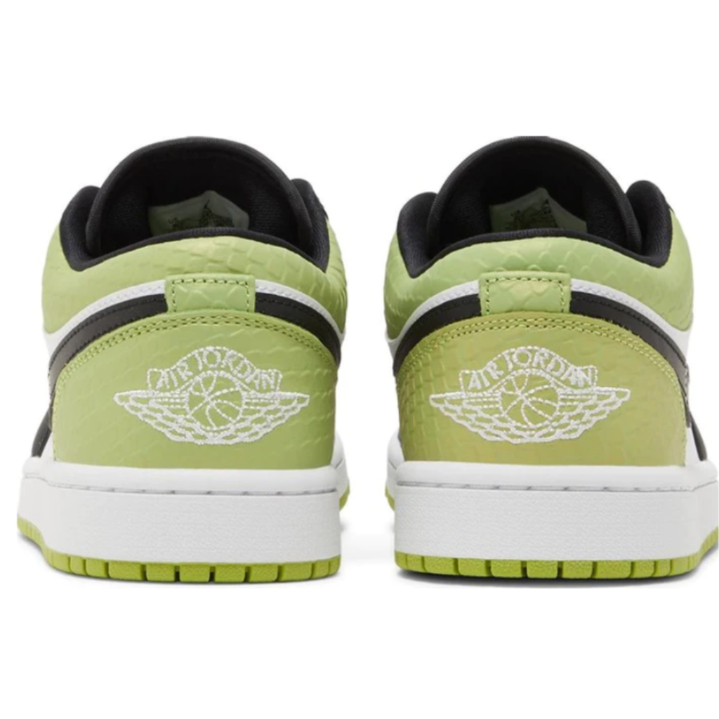 Air Jordan 1 Low Snakeskin Vivid Green