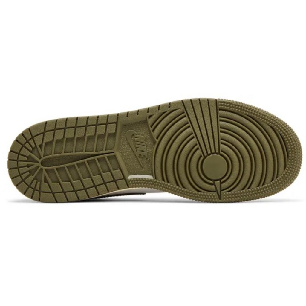 Air Jordan 1 Low 'Black Toe Medium Olive’