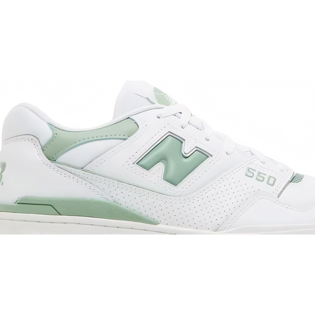 New Balance 550 White Mint Green