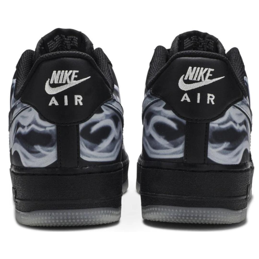 Air Force 1 Low Black Skeleton Halloween