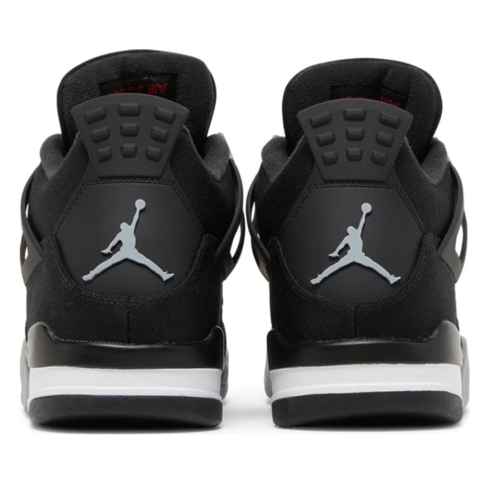 Air Jordan 4 Retro Black Canvas