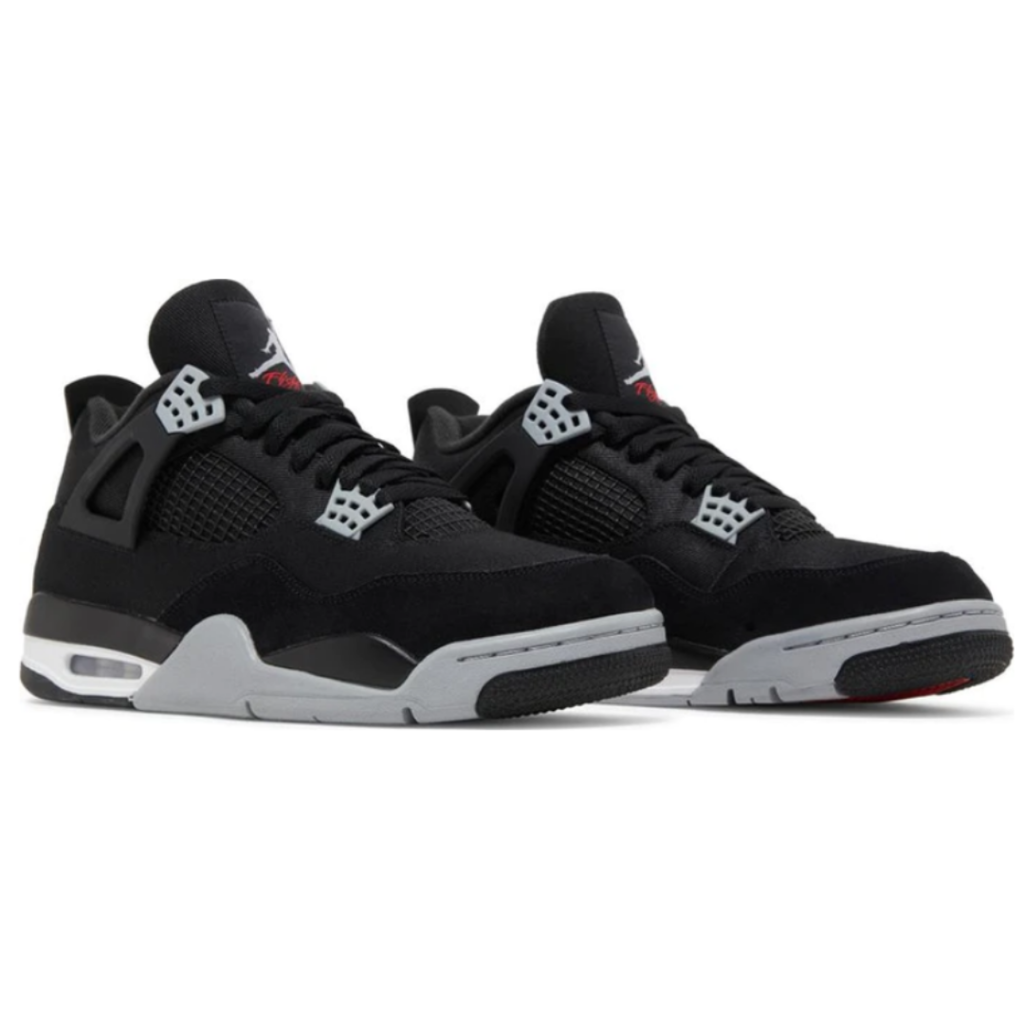 Air Jordan 4 Retro Black Canvas