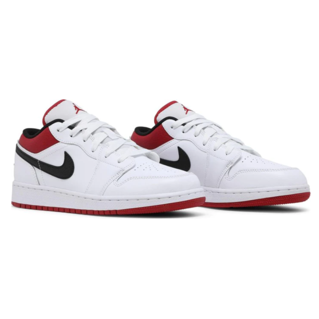 Nike Air Jordan 1 Low GS 'White Gym Red'