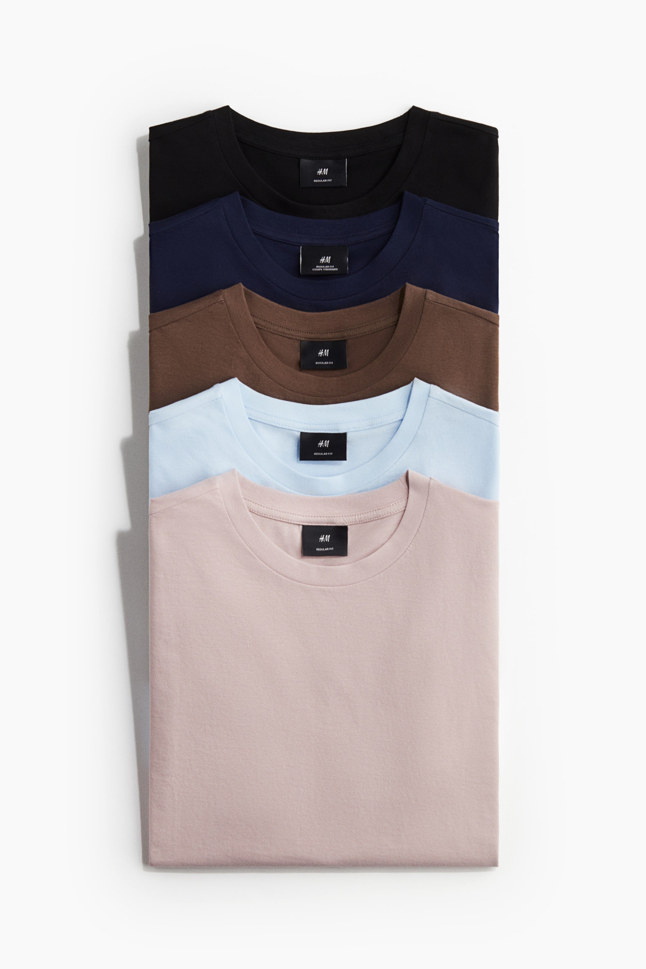 Camisetas Masculina Basic- Kit 5 Unidades