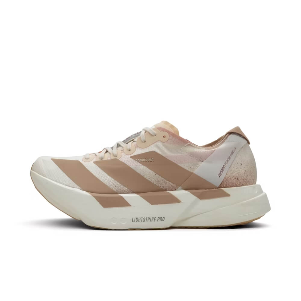 Adidas Adizero Adio Pro 4 Chalk White Warm Sandstone- JR6359