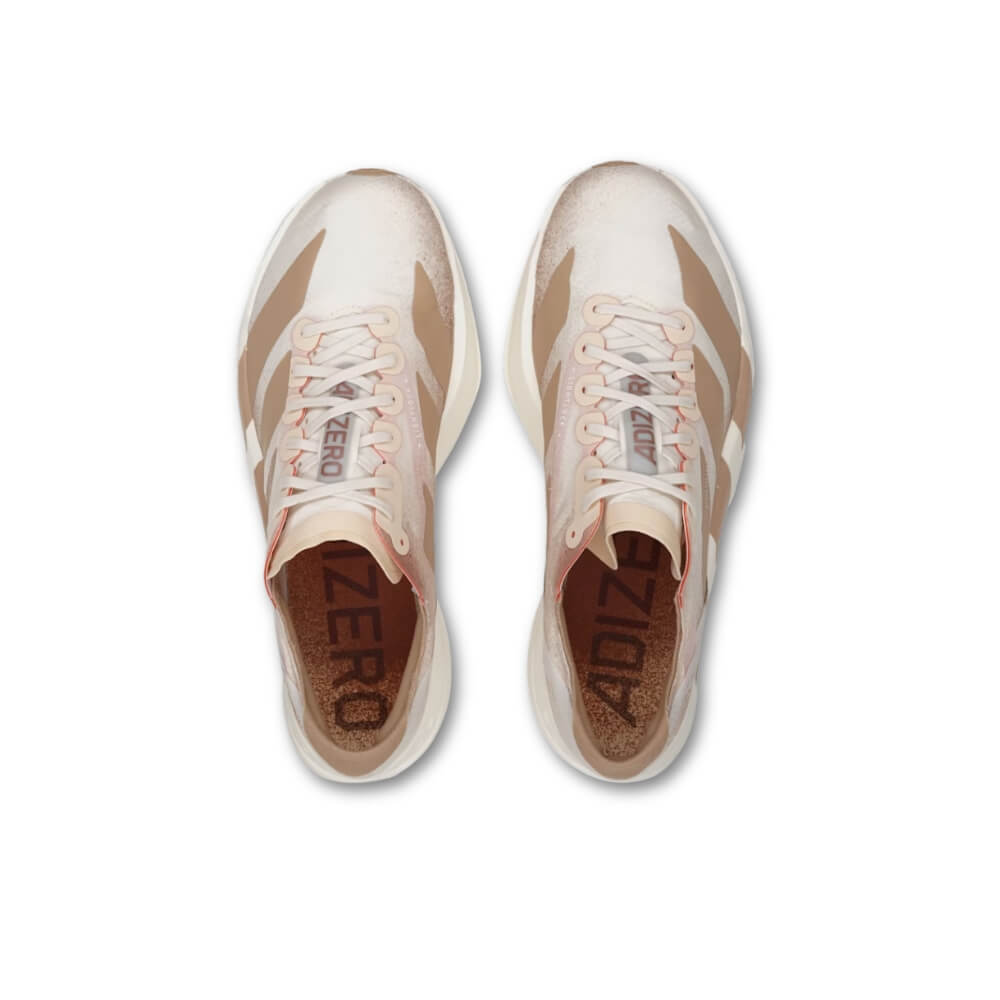 Adidas Adizero Adio Pro 4 Chalk White Warm Sandstone- JR6359