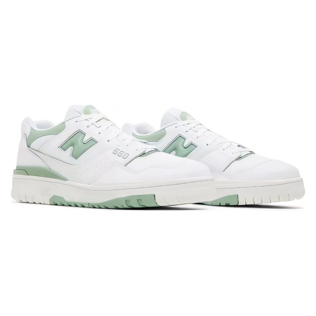 New Balance 550 White Mint Green