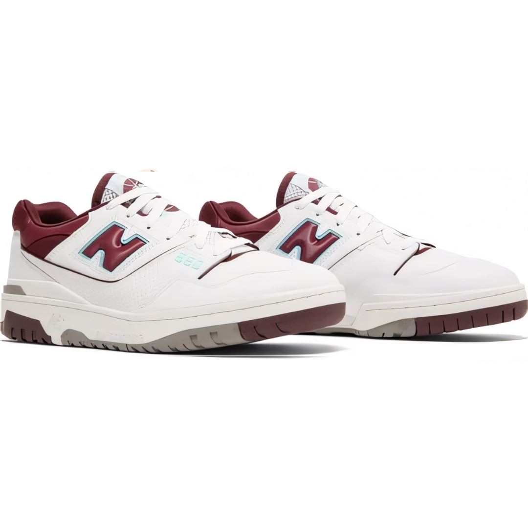 New Balance 550 Burgundy Turquoise