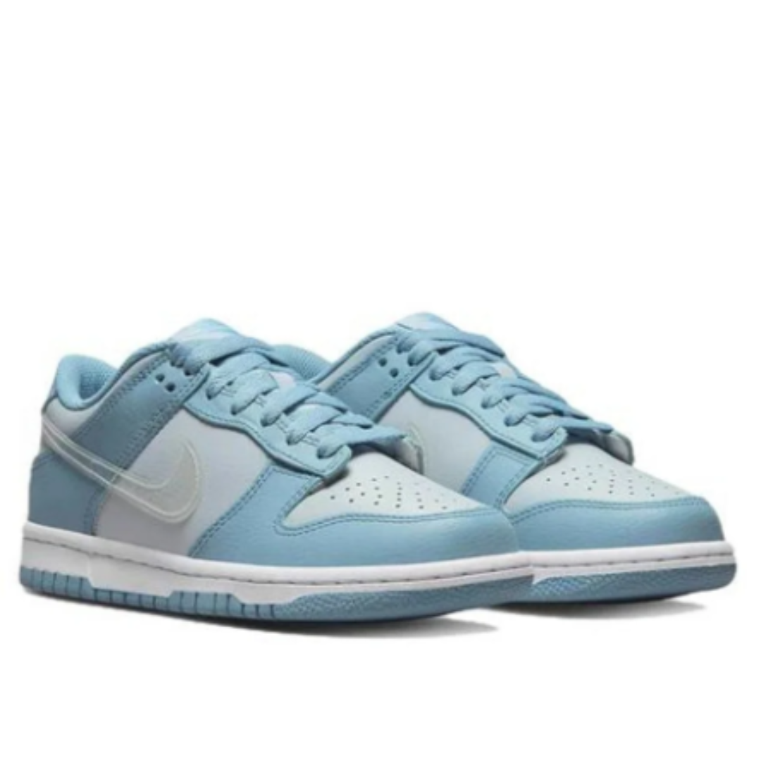 Nike Dunk Low Clear Swoosh Blue