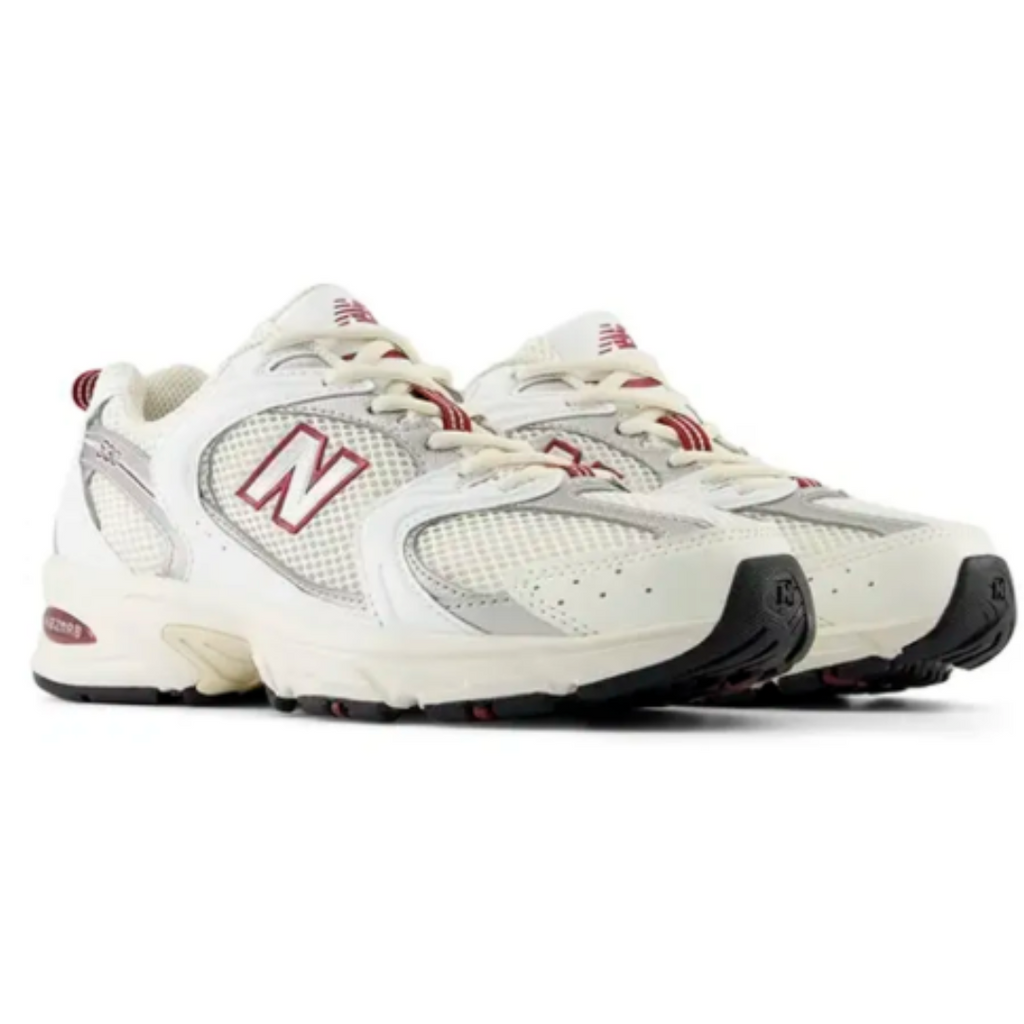 New Balance 530 Sea Salt White Mercury Red
