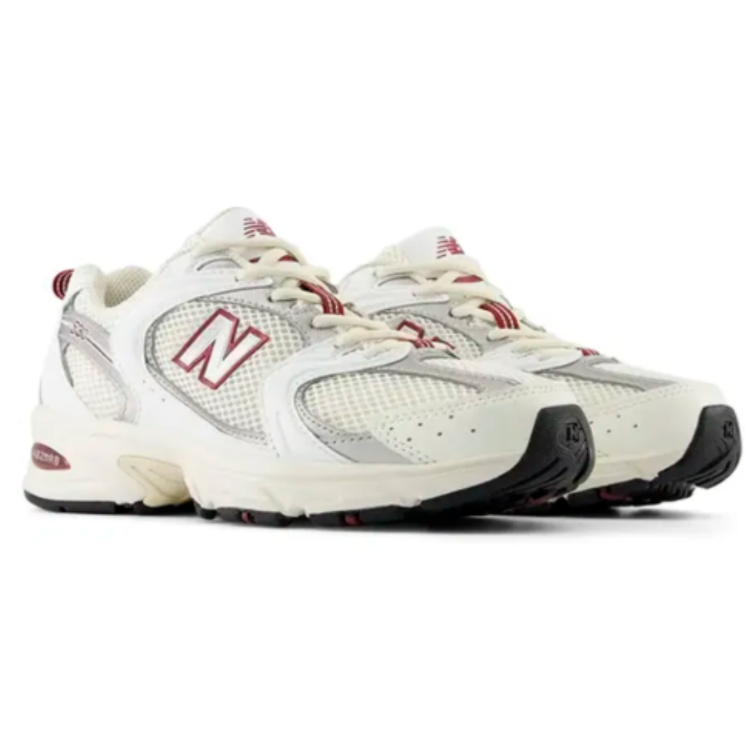 New Balance 530 Sea Salt White Mercury Red