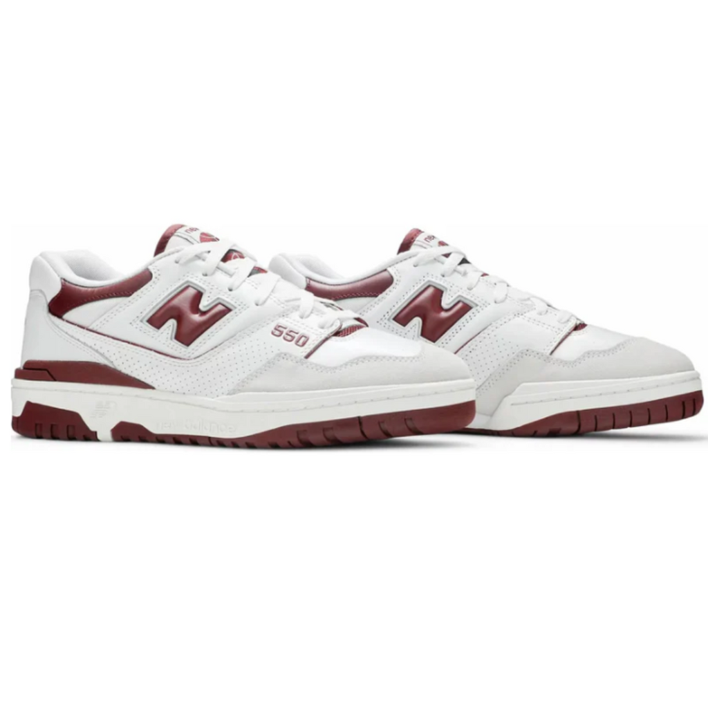 New Balance 550 Sea Salt Burgundy