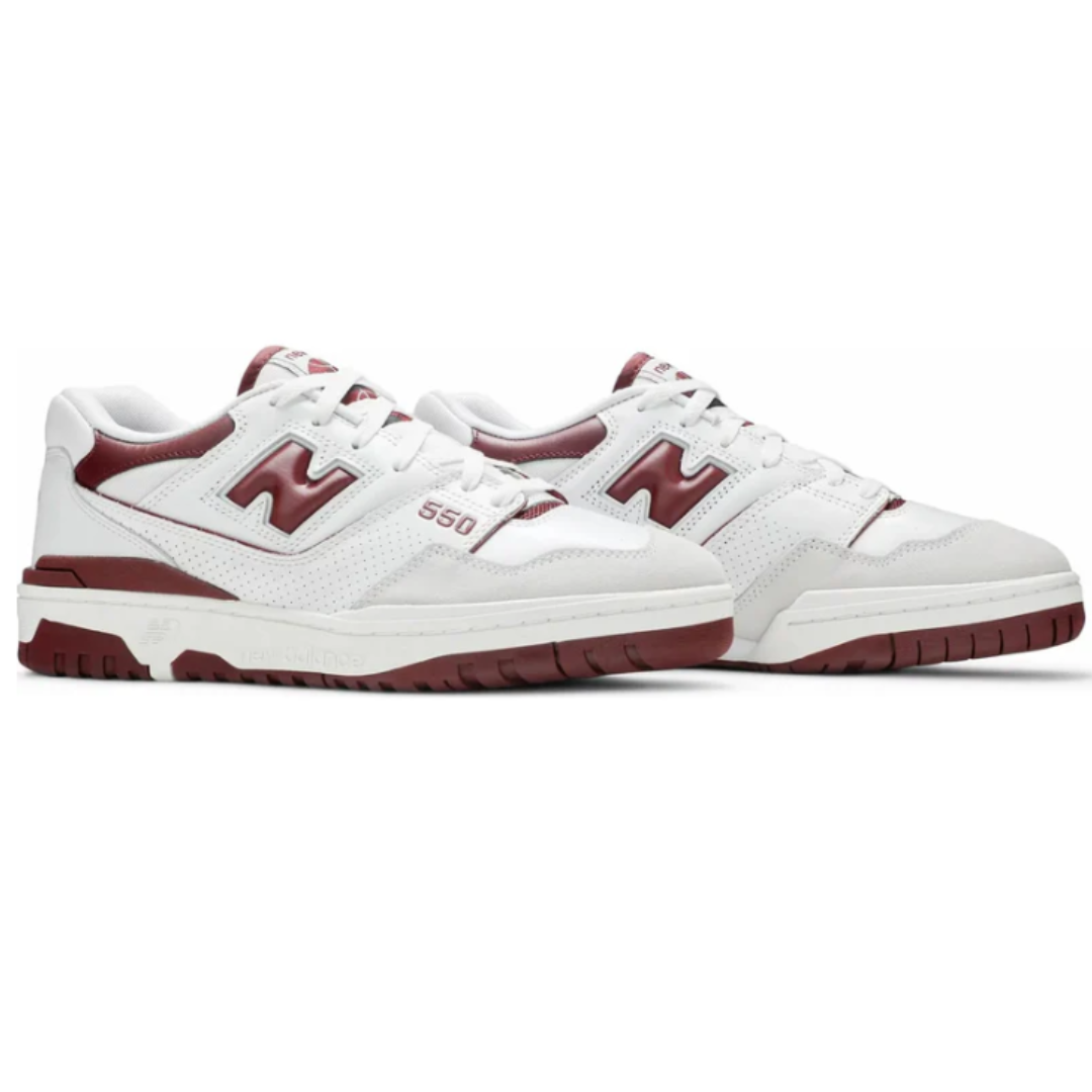 New Balance 550 Sea Salt Burgundy