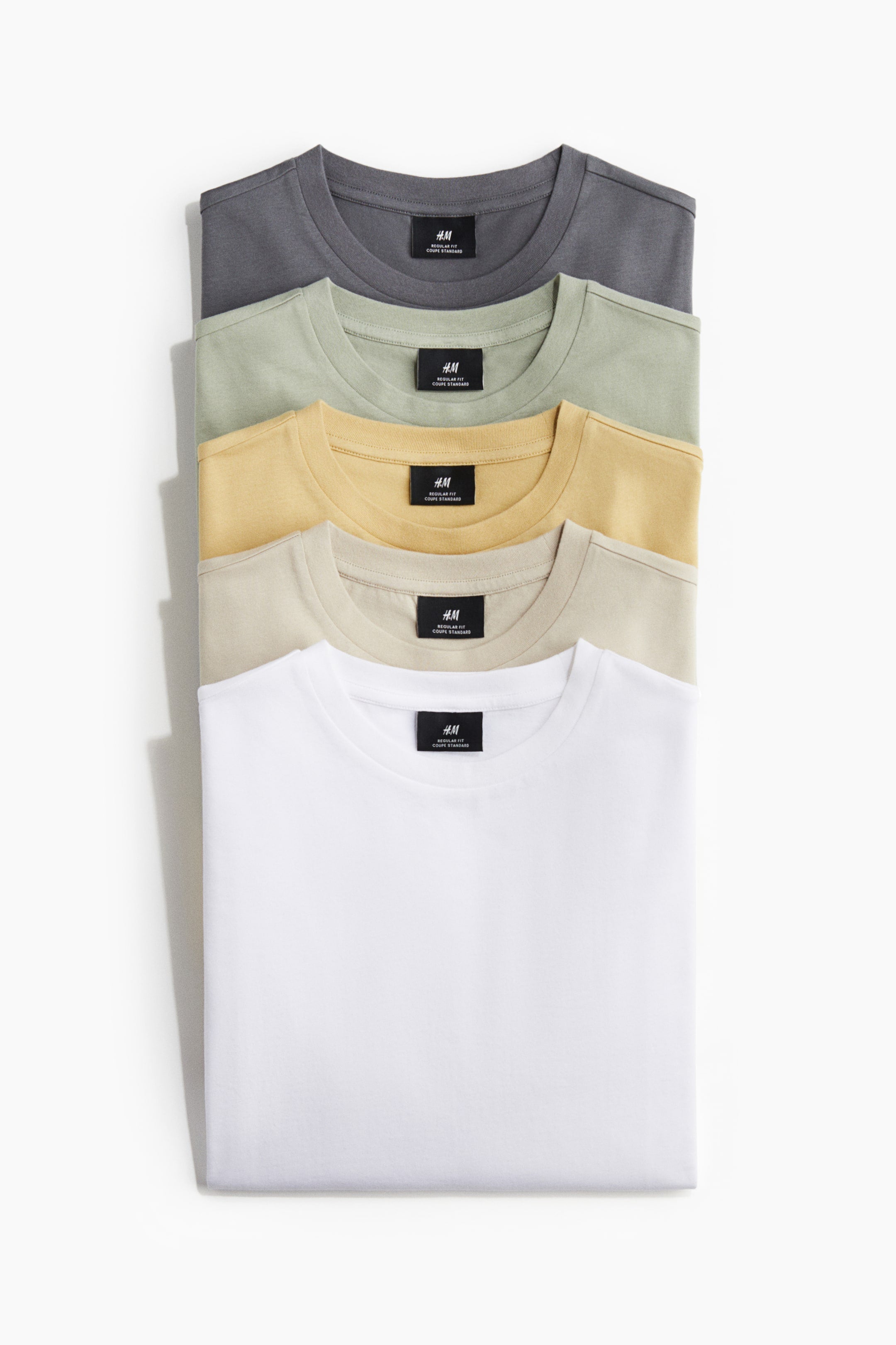 Camisetas Masculina Basic- Kit 5 Unidades
