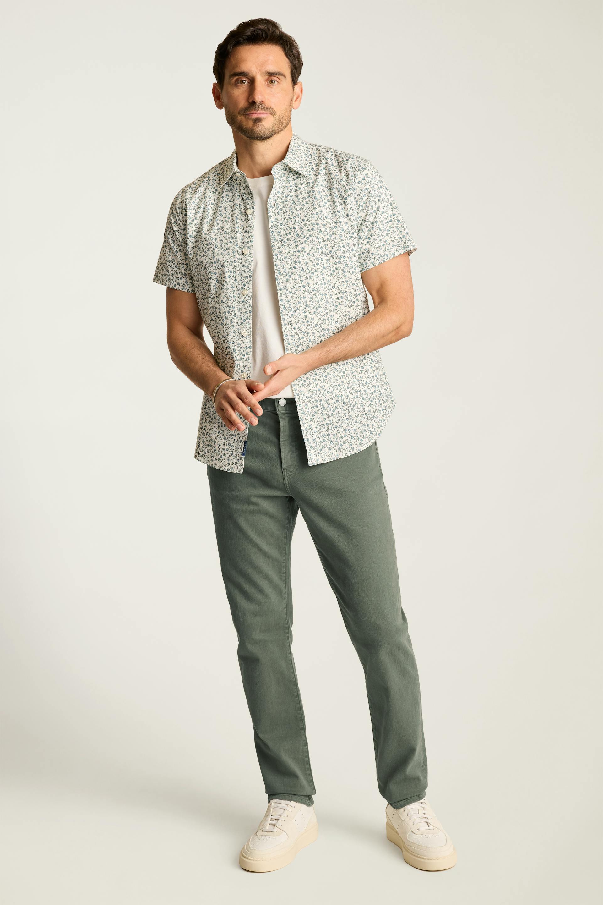 Calça Jeans Masculina Verde Bolt