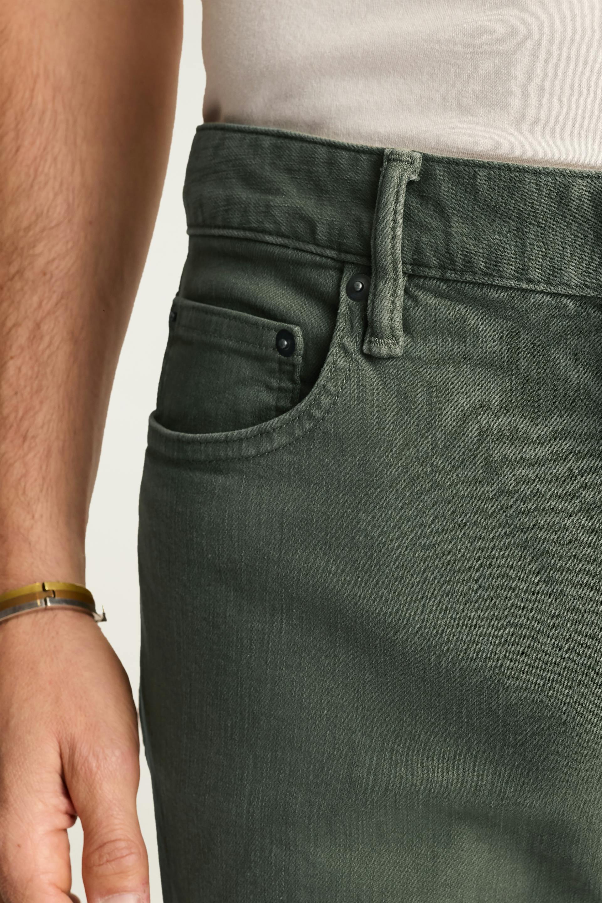 Calça Jeans Masculina Verde Bolt