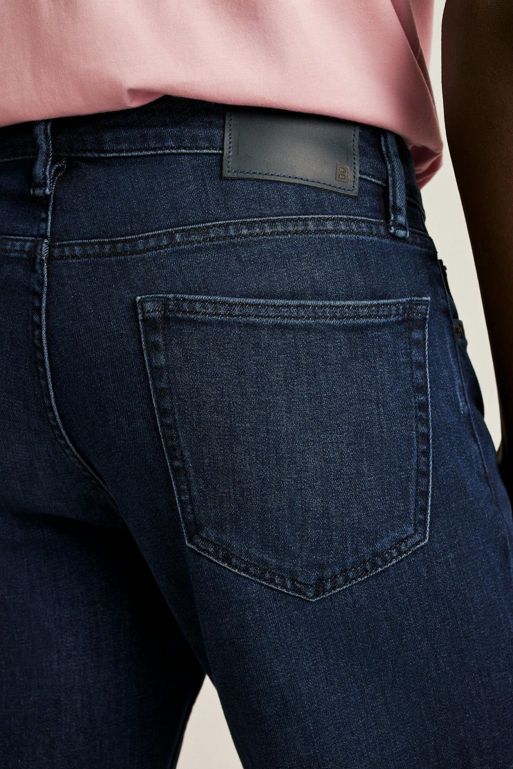 Calça Jeans Masculina Azul Escuro Stretch