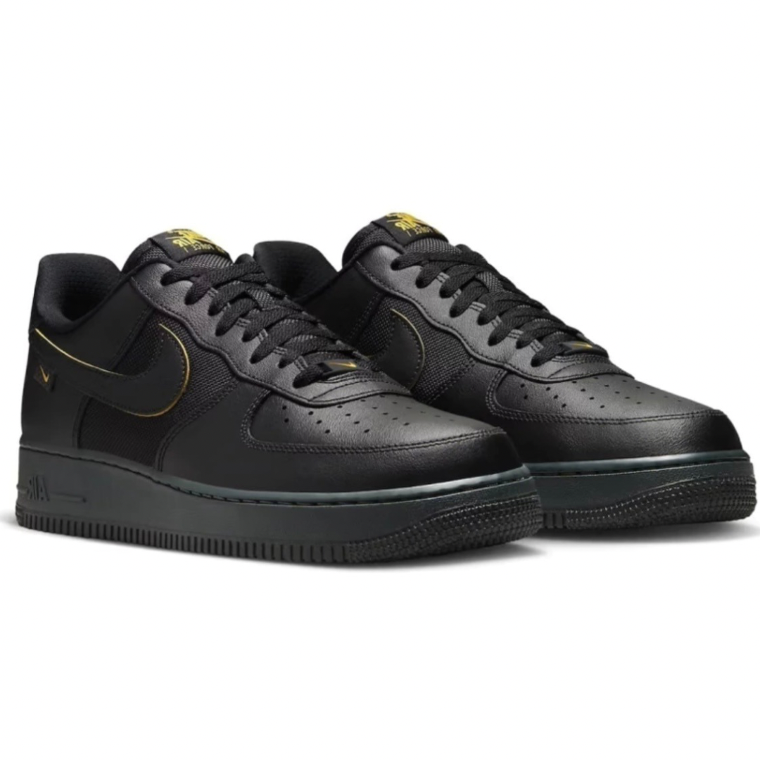 Nike Air Force 1 Black University Gold