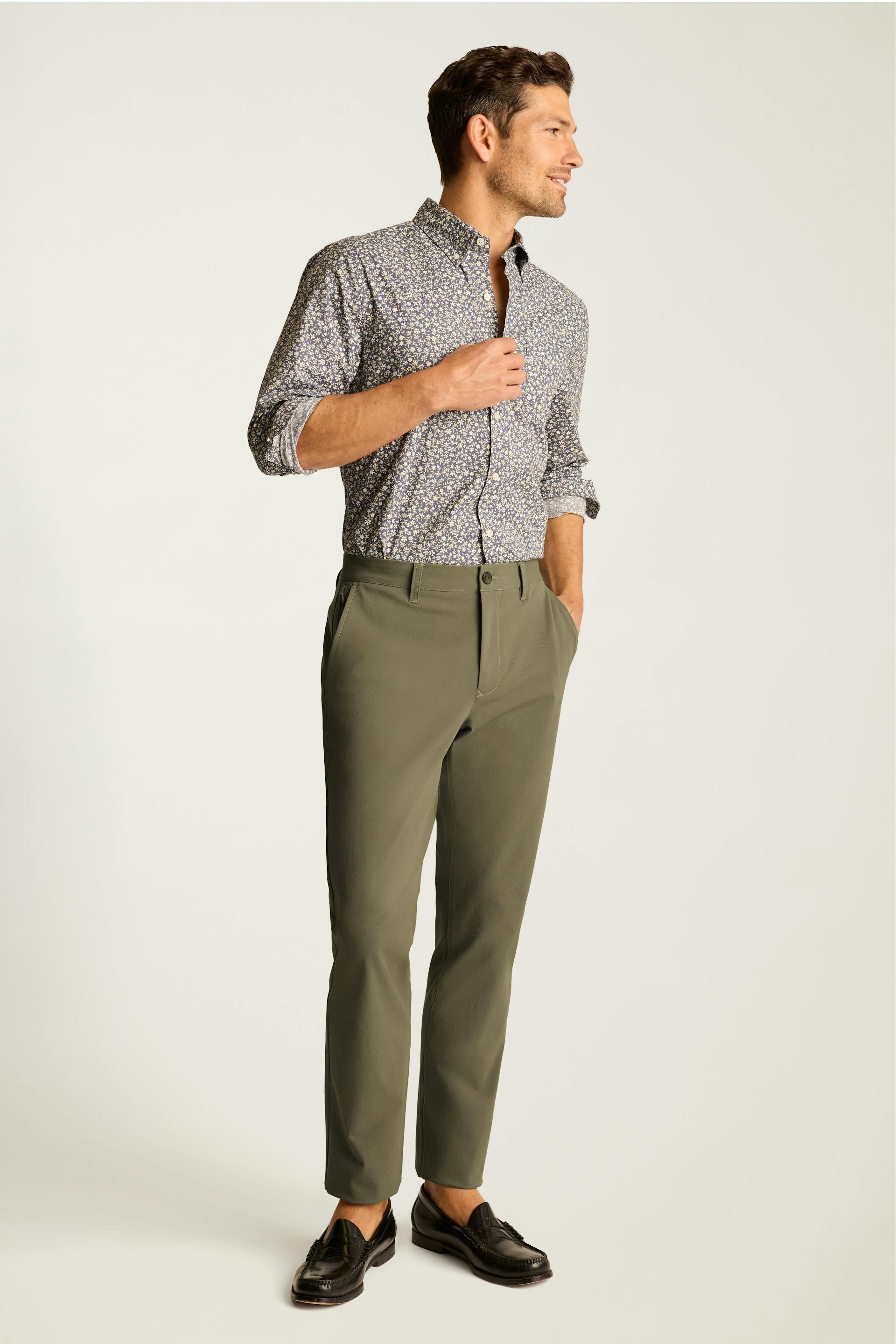 Calça Alfaiataria Social Masculina Chino