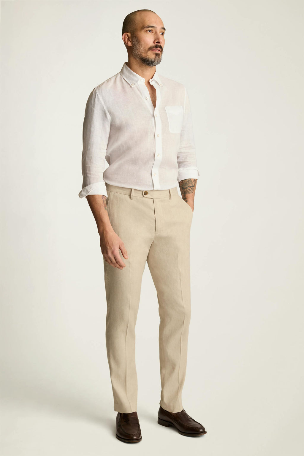 Calça de Linho Masculina Atlas