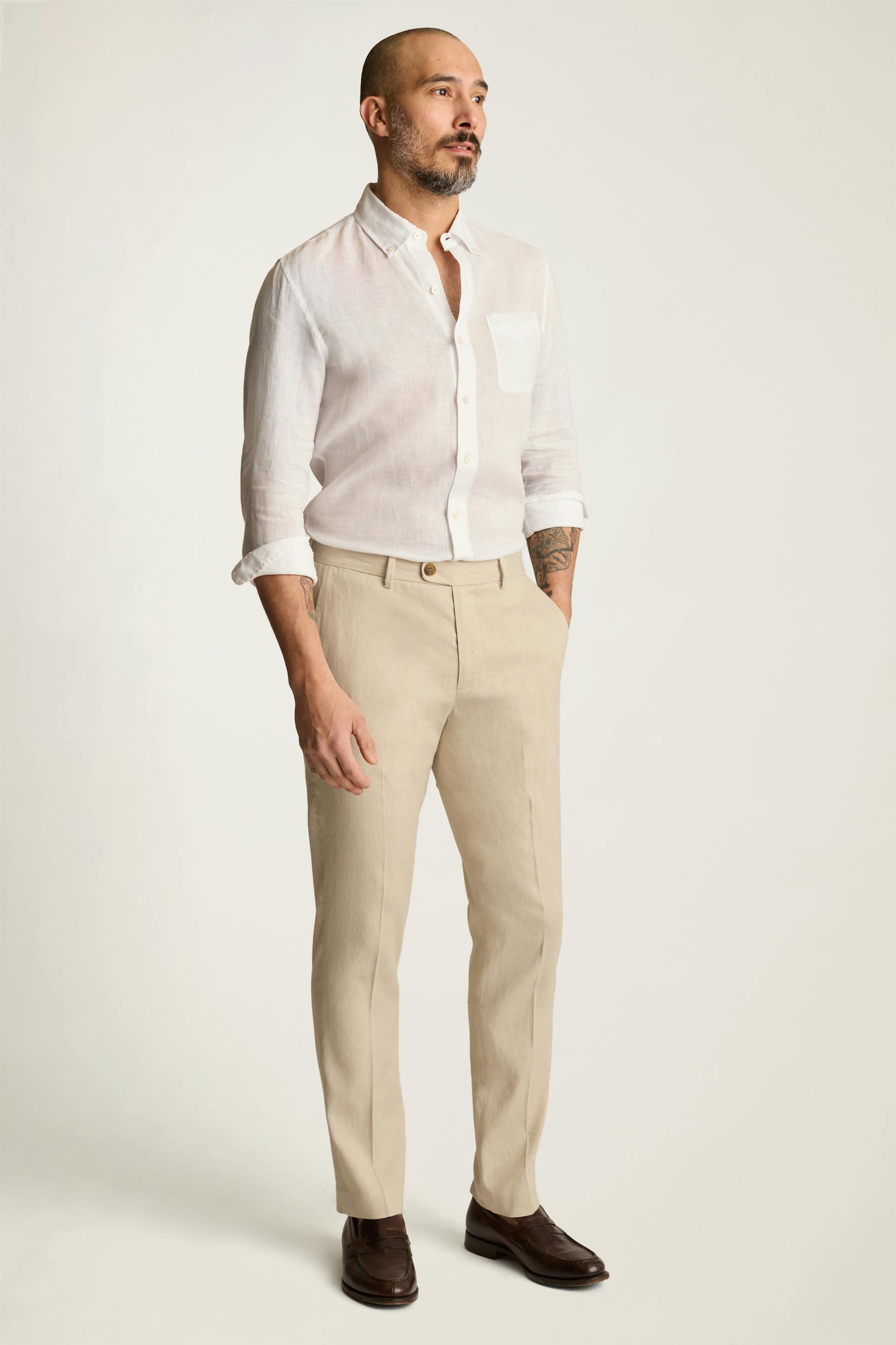 Calça de Linho Masculina Atlas