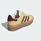 Adidas Gazelle Bold Almost Yellow Maroon