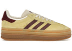 Adidas Gazelle Bold Almost Yellow Maroon