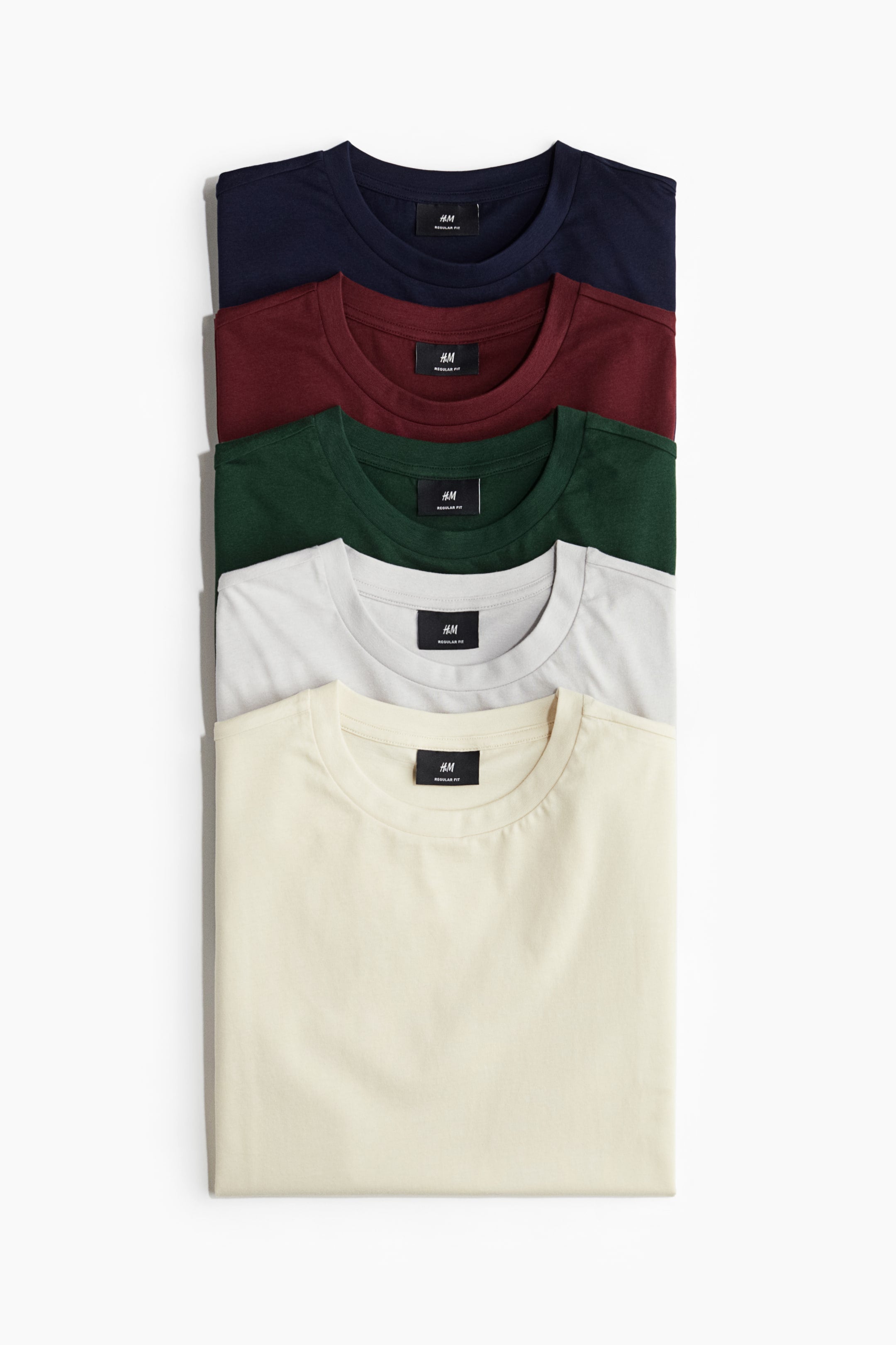 Camisetas Masculina Basic- Kit 5 Unidades