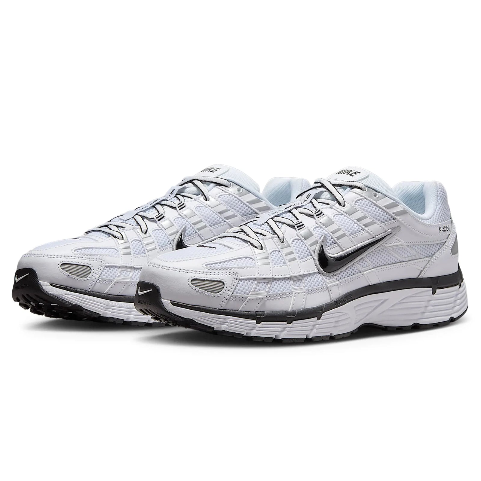 Nike P-6000 'White Black Metallic Silver'