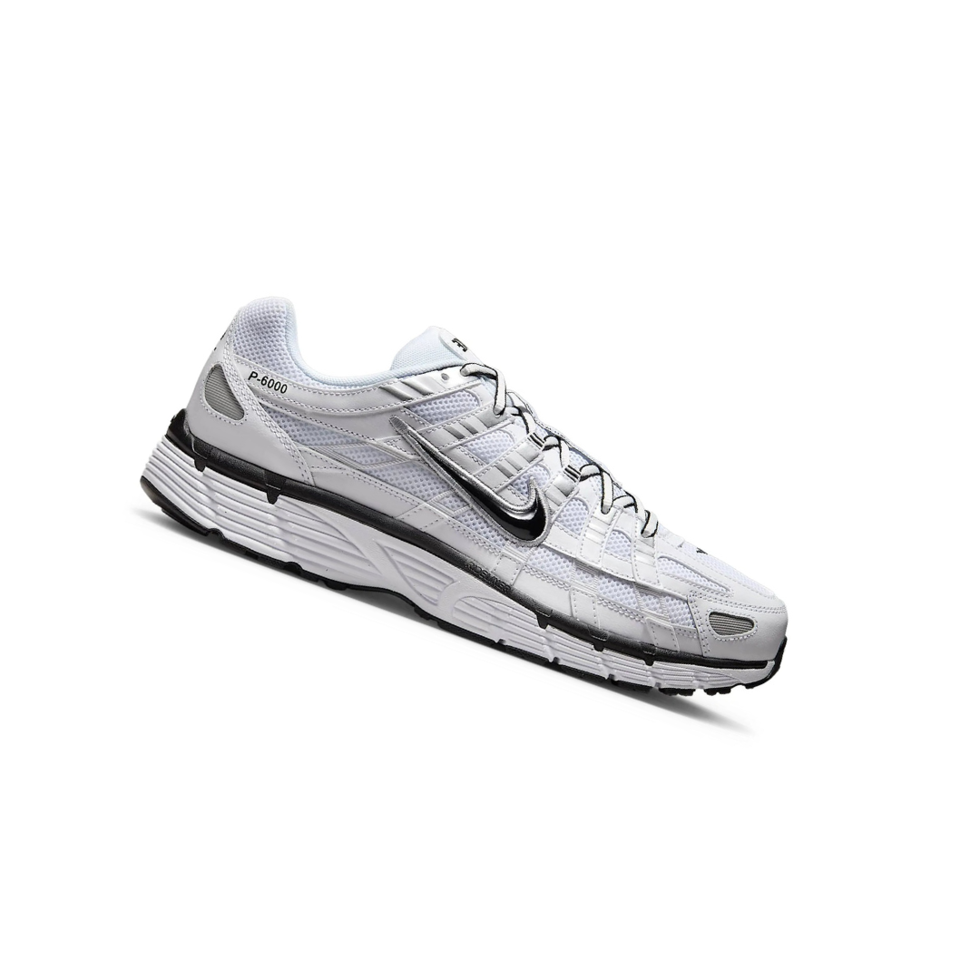 Nike P-6000 'White Black Metallic Silver'