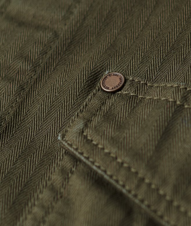 Blusa Sobrecamisa Masculina Herringbone