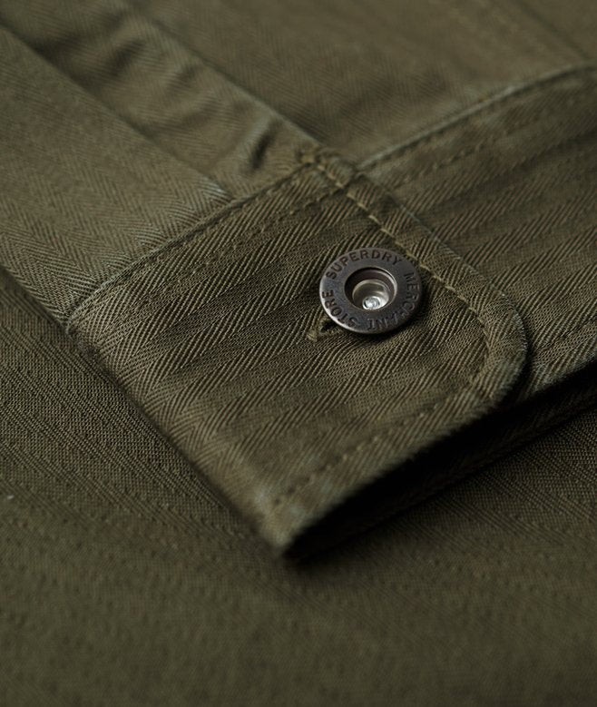 Blusa Sobrecamisa Masculina Herringbone